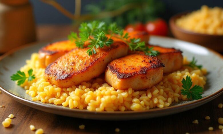 arroz-com-frango-suculento-e-irresistivel--uma-panela-so-preparo-rapido-com-ingredientes-de-despens