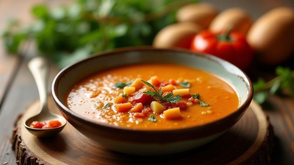 Sopa de legumes cremosa e irresistível pronta em vinte minutos