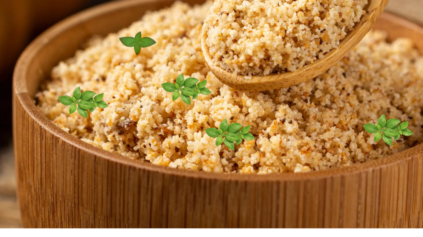 Farofa crocante saborosa