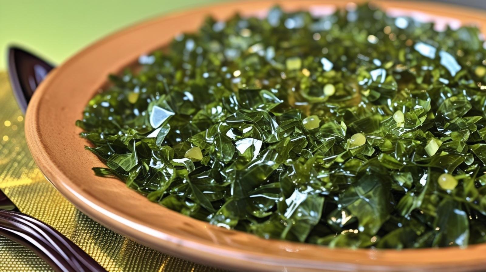 Couve refogada  macia: