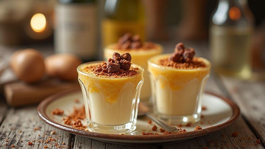 Sobremesa com Bolacha Maria cremosa