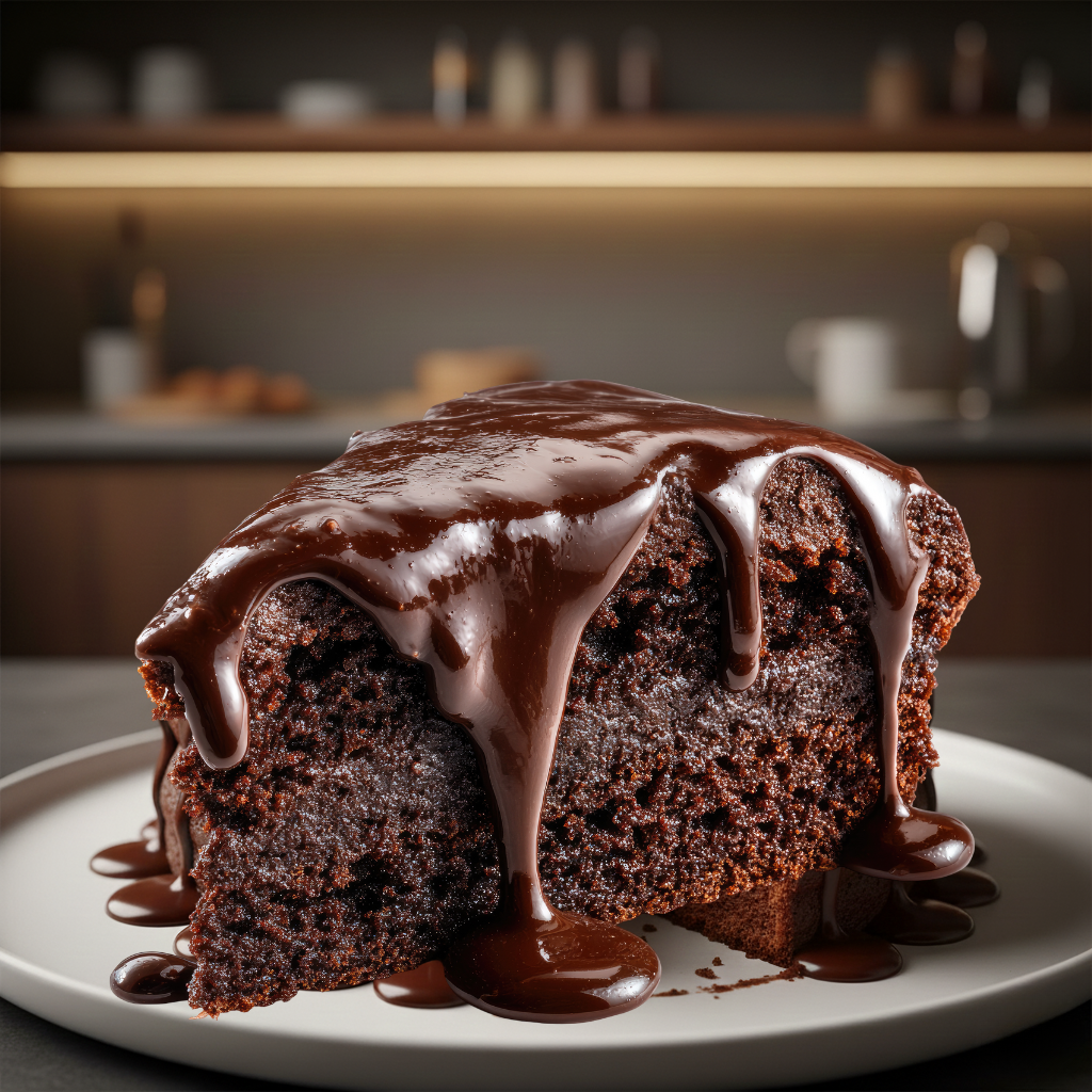 Bolo de chocolate incrivelmente fofo e úmido