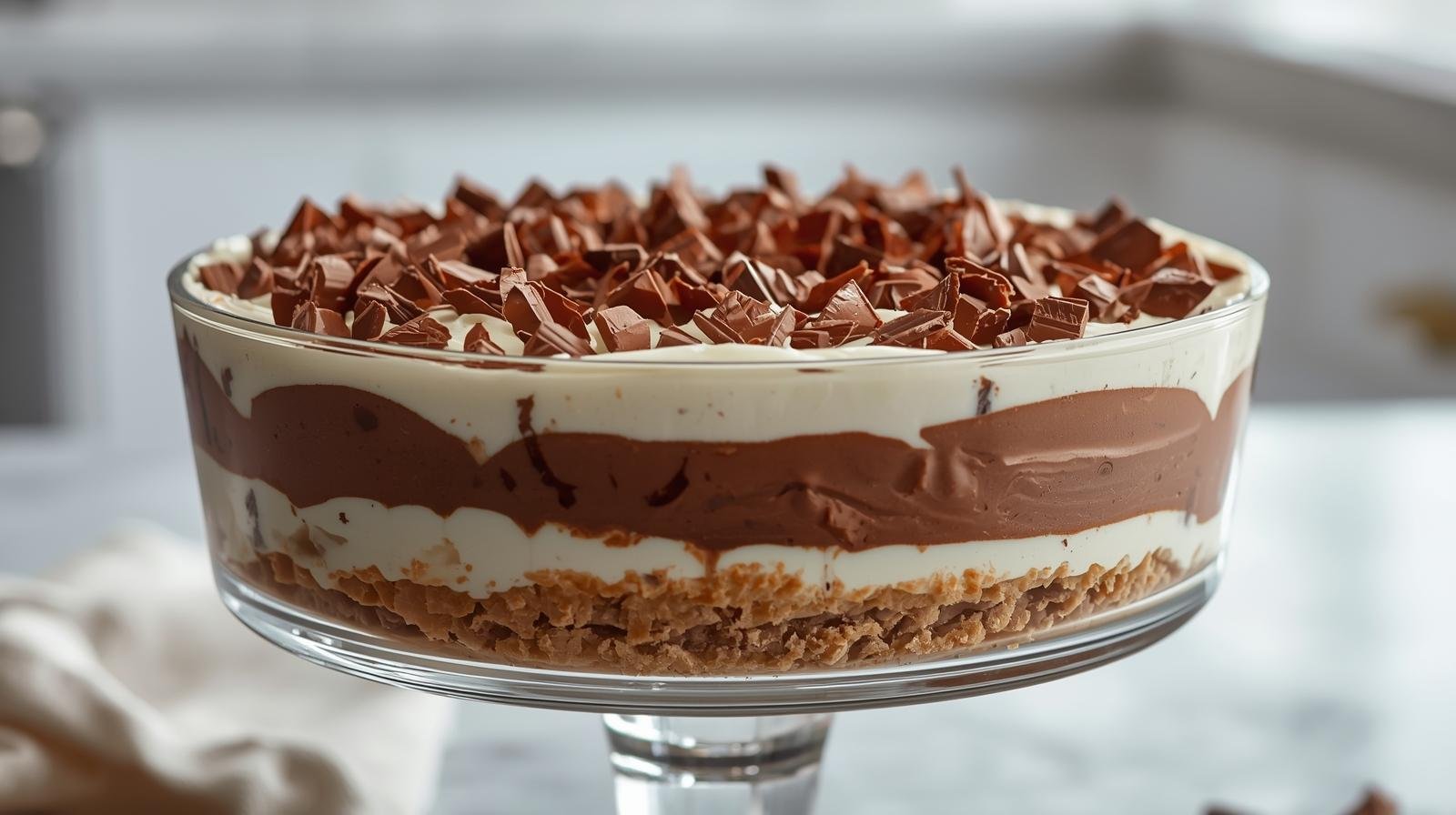 Pavê de chocolate cremoso e irresistível